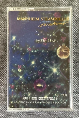 Mannheim Steamroller - A Fresh Aire Christmas by Chip Davis Cassette Tape 1988 Foto 1 de 4