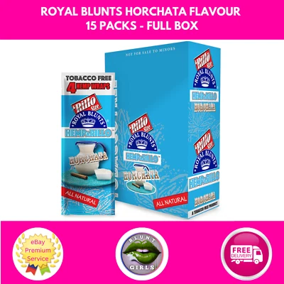 Royal Blunts Horchata Rillo Size 15 Packs 60 Total Full Box FREE POSTAGE TRACKED