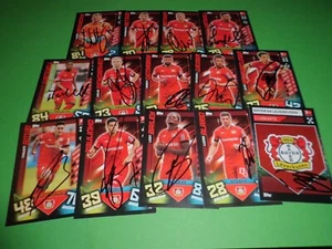 Topps Match Attax 19/20 Leverkusen 14 cartas firmadas - Imagen 1 de 5
