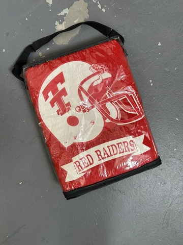 Vintage Texas Tech Red Raiders Wool Blanket - Deadstock Cover