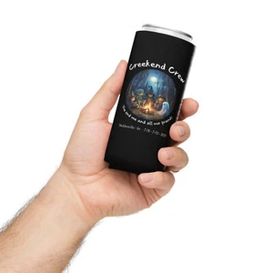 Ghosts and Aliens Slim Can Cooler – DMB Skinny Can Sleeve | Creekend - Picture 1 of 1