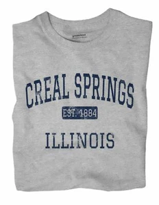 Creal Springs Illinois IL T-Shirt EST - Picture 1 of 6
