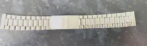 ladies gents stainless steel adjustable Watch bracelet strap size 18 mm - Picture 1 of 1