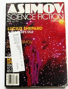 Isaac Asimov Science Fiction Magazine July 1984 Digest Lucius Shepard Fine Grade - Picture 1 of 2