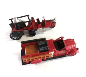 High Speed Die Cast 1939 Ward LaFrance Fire Truck 1914 Knox Ward Fire Truck Lot - Picture 1 of 7