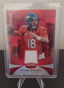 2013 Certified Mirror Red Materials  Peyton Manning GU #/199 Denver Broncos 🔥🏈 - Picture 1 of 5