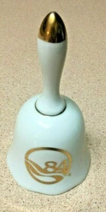 VINTAGE & GORGEOUS 1984 WORLD'S FAIR GOLD RIM BELL OLD NEW ORLEANS LOUISIANA - Picture 1 of 3