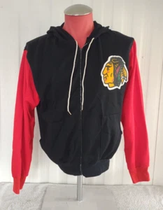 Chicago Blackhawks Hoodie mit Reißverschluss von vorne ab Größe L 21"" Pit to Pit 24"" von oben nach unten - Bild 1 von 12