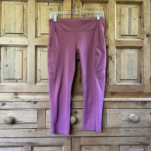 Leggings Lululemon 8 Tagli Rosa Rappo Accelerato *21" Muschio Rosa Corsa Atletica - Foto 1 di 11