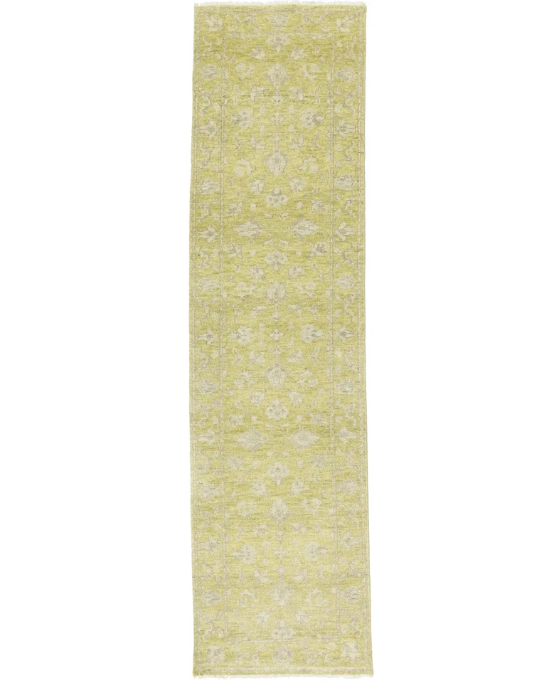 3X10 ft Transitional Oriental Runner Rug Floral Design Kitchen & Hallway Carpet - Image 1 of 4