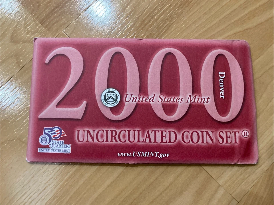 2000 Denver United States Mint Uncirculated Coin Set - Image 1 of 4
