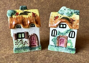 Vintage Cottage Farmhouse Salt And Pepper Set ~ Made in Occupied Japan Boxed - Picture 1 of 24