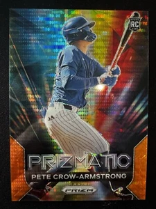 Pete Crow-Armstrong 2024 Panini Prizm Prizmatic Pulsar arancione /399 - Foto 1 di 4