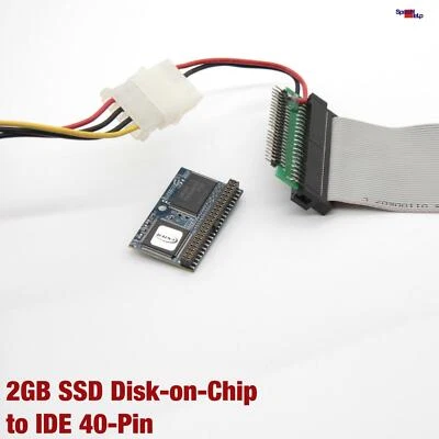 2GB Disk-on-Chip Module with IDE 40-Pin Adapter to Desktop PC Personal Computer - Image 1 of 4
