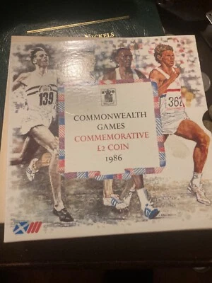 GREAT BRITAIN 1986 2 POUNDS COMMONWEALTH GAMES, ROYAL MINT COIN PACK, BU - Image 1 of 4