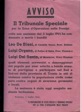 RSI; REPUBBLICA SOCIALE; MANIFESTINO BILINGUE