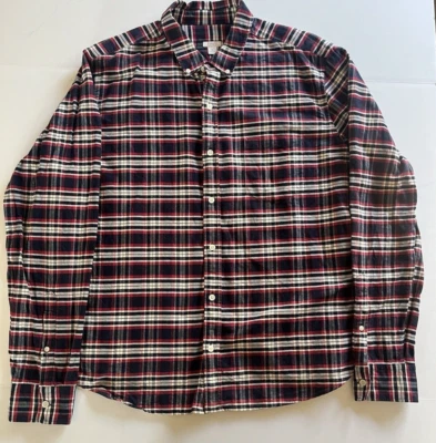 Fossil Cotton Plaid Shirt Mens XL Button Down Long Sleeve - Image 1 of 4