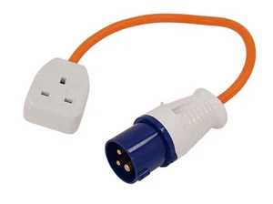 Trailing Socket Lead 240v UK Plug Camping Caravan Trailer Boat UK SELLER - Picture 1 of 1