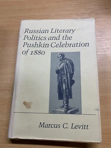 1989 1ST ED RUSSIAN LITERARY POLITICS & PUSHKIN CELEBRATION OF 1880 BOOK (P4) - Picture 1 of 18