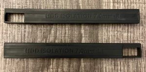 Dell Latitude OEM 7mm Hard Drive Isolation Caddy Rails 5D56T (L)/N80MN (R) - Afbeelding 1 van 3