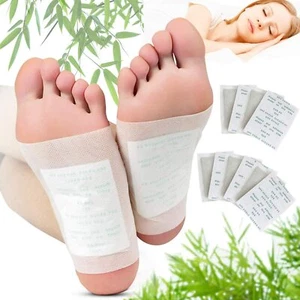 Detox Foot Patch Foot Pads Body Toxins Feet Slimming Cleansing Herbal 100pcs UK - Picture 1 of 11