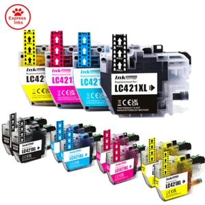 LOTE DE CARTUCHOS DE TINTA LC421XL aptos para Brother DCP-J1050DW J1140DW MFC-J1010DW - Imagen 1 de 18