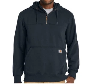 Carhartt 100617 PAXTON Herren MED NAVY HVYWGHT 1/4-Zip Mock Sweatshirt [BX16-617] - Bild 1 von 1
