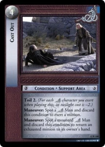 Lord of The Rings LOTR CCG TCG Black Rider 12R108 Cast Out - Picture 1 of 1