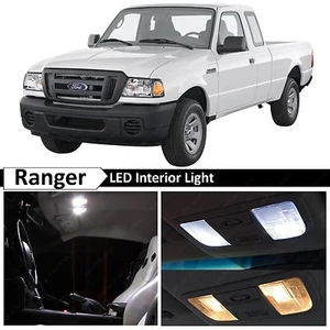 Kit de 11 unidades de equipamiento de luces LED interiores blancas para Ford Ranger 1998-2011 - Imagen 1 de 11