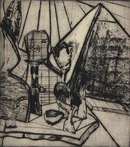 SIGHARD GILLE - Objekte - Radierung - 1993 - Picture 1 of 3