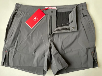 ORLEBAR коричневый серый средней длины технический сеттер Hot плавать шорты размер 32 $375 * - Изображение 1 из 4