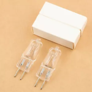 2pcs 100W GY6.35 JCD Clear Tungsten Halogen Bi-Pin Dimmable Light Globe 230-240V - Picture 1 of 4