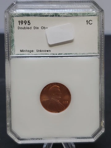 1995 Double Die Obverse FS-101 Lincoln Cent PCI MS Red M1442 Cover