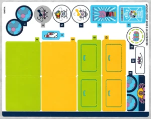 NEW LEGO - Sticker - Trolls Worlds Tour - Rainbow Caterbus - Set 41256 - Picture 1 of 1