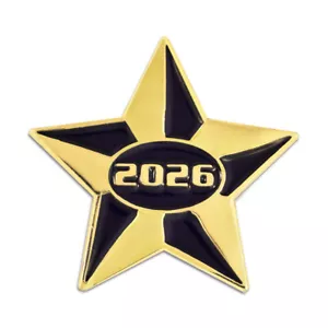 PinMart 2026 Blau und Gold Stern Pin - Bild 1 von 5