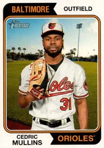2023 Topps Heritage Cedric Mullins Baltimore Orioles #356 - Picture 1 of 2