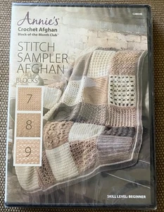 NEW SEALED Annie's Crochet Afghan - Stitch Sampler Afghan 7-8-9 - Picture 1 of 2