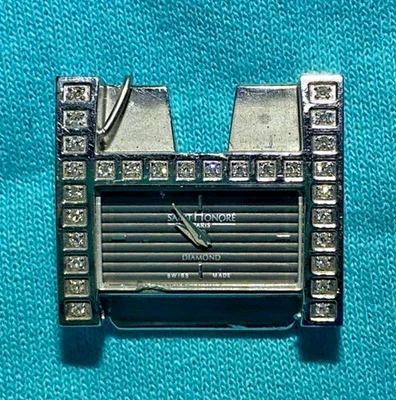 Reloj para mujer Saint Honore' Paris hecho en Suiza diamante 326 acero inoxidable Foto 1 de 4