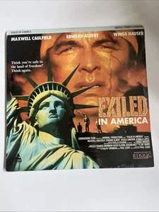 Exiled In America Image 1993 Laserdisc Action Conspiracy Movie Obscure SEALED - Picture 1 of 2