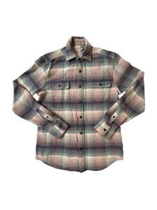 Faherty Heavy Flannel Shirt Multicolor Mens Small - Picture 1 of 9