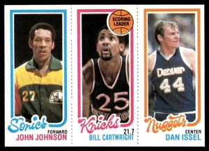 Johnson / Cartwright / Issel | 1980-81 Topps #76 / 163 / 230 | EX-NM - Picture 1 of 2