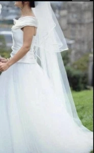 New La Sposa David Fielden Couture Wedding Dress Sz 10 RRP £3800 - Picture 1 of 14