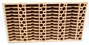 Estante organizador de almacenamiento combinado de 48 ranuras de madera para almacenamiento Stamp N - Imagen 1 de 8