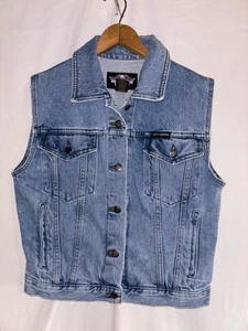 Harley-Davidson Motorcycles Herren Ärmellose Jeansjacke M Blau Jeansweste - Bild 1 von 3