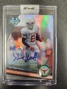 2023 Bowman U Chrome Xavier Worthy Auto /499 - Bild 1 von 2