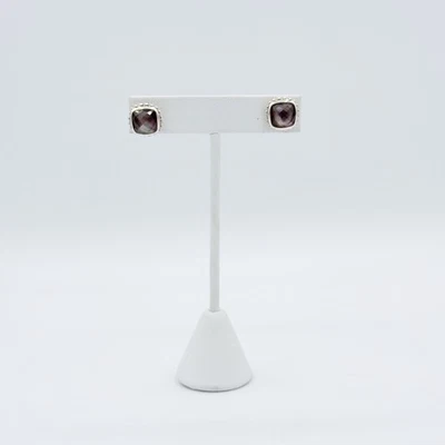 Pendientes Caviar Lagos Oro 14k y Plata de Ley 925 Negro Madreperla Foto 1 de 4