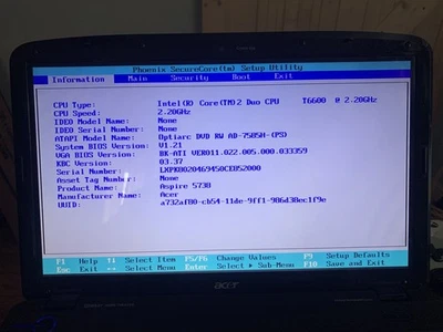 acer aspire 5738pg-6306 (без жесткого диска, 2gb ram) - Изображение 1 из 4