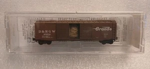 *Z* DENVER & RIO GRANDE WESTERN 50' Standard Box Car Z Scale 1:220 Train - Picture 1 of 10