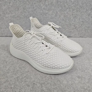Zapatos Ecco Therap Talla 8-8.5 EU 39 Cuero Blanco Con Cordones Informales Cómodos - Imagen 1 de 10
