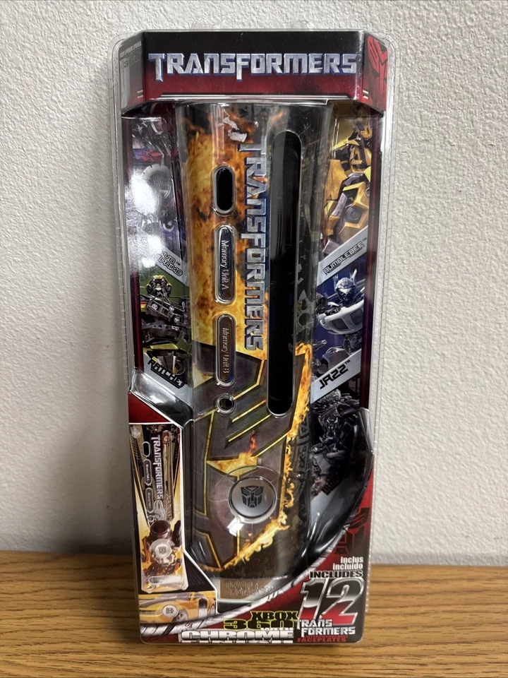 2007 Microsoft Xbox 360 Transformers W/ 12 interchangeable Faceplate Brand New! - Image 1 of 4